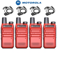 【4 ชิ้น】Motorola R7plus วิทยุสื่อสาร Walkie Talkies ระยะไกล ไม่ต้องลงทะเบียน 245Mhz วิทยุพกพา 1-10KM