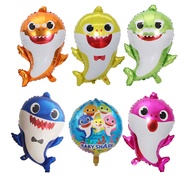 Birthday Party Balloon Theme Shark Balloon Decoration Aluminum Foil Balloon Sea Animal Shark Balloon Baby Balloon Aluminum Film Ballo