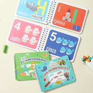 Spanish Alphabet & Numbers Recognition Learning Flash Cards Kids Early Spanish Literacy Vocabulary B