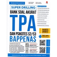 (Original) Gramedia Pekanbaru - TPA & PSYCHOLOGICAL TEST S2/S3 BAPPENAS: SUPER DRILLING QUESTION BAN