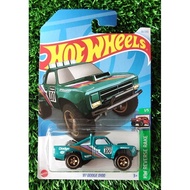 Hot WHEELS' 87 DODGE D100 BFGOODRICH GREEN