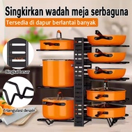 8-Tier Kitchen Rack, Pot Lid Rack, Plate Rack, Pan Rack, Iron Bottom Sink, LIBRA 8 LAYER