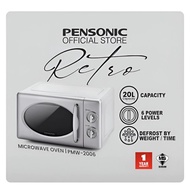 [ NEW ] Pensonic Retro Microwave Oven (20L) |   Retro Microwave Oven (20L) |   PMW-2006