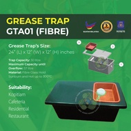 [Direct Factory]  Perangkap Minyak Fiber GTF01 | GTF02 Grease Trap 隔油器 SIRIM 5 Years Warranty