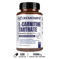 L-carnitine 1500 mg กรดอะมิโน L-tartaric ช่วยเพิ่มการเผาผลาญพลังงานและสนับสนุนความจำ