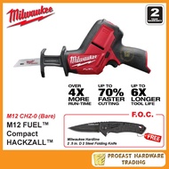 MILWAUKEE M12 ( M12 CHZ ) FUEL Compact HACKZALL (BareTool )