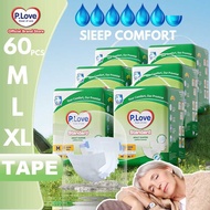 P.Love Standard Adult Tape Diapers - M10 L10 / XL8 6 Packs