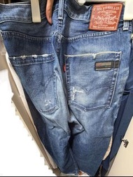 Fragment Design Levi’s Fenom 2005 05AW washed damaged denim jeans jean 洗水 小破壞 微破壞 刺繡電 rock used Levi