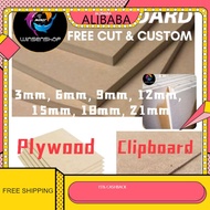 CHIN ALI Plywood  MDF board / 3mm 6mm 9mm 12mm 15mm 21mm  medium density fiberboard papan Design cut, free cut BABA