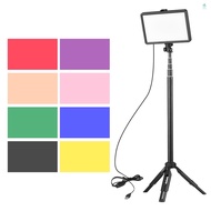 USB LED Video Light Kit Video Conference Lighting with 1 * LED Fill Light 3200K-5600K Dimmable + 1 *