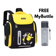 Ransel Sekolah Anak Motif Pikachu Poliester Tahan Air - Tas Ransel Anak Import Desain Terbaru