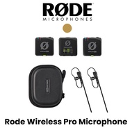 RODE Wireless PRO 2-Person Clip-On Wireless Microphone System/Recorder with Lavaliers