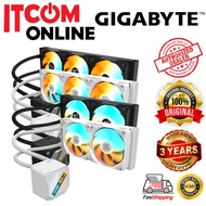 GIGABYTE GAMING 240 360 240mm 360mm AIO WATER COOLING BLK/WHT