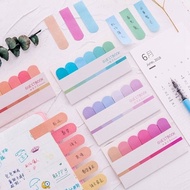 120 Creative Sticky Note Gradient Ombre Color Small Classification Message Stickers Index Stickers N