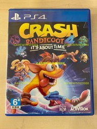 （中古二手）PS4遊戲 蠱惑狼4 古惑狼4 時空之旅 Crash Bandicoot 4 It's About Time 港版英文版 （可免費升級PS5版本）