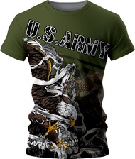 KAOS JERSEY US ARMY HIJAU SUBLIMASI