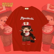 HOT TSHIRT KOREAN Cotton T-shirt Monchichi Women T-shirt S-5XL