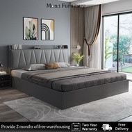 High Box Board Bed Tatami Storage Bed Super Single Size Bed Frame Queen Size Bed Frame King Size Bed