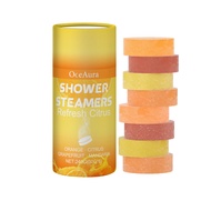 OceAura Citrus Aromatherapy Shower Tablets Gently Cleansing Skin Nourishing Moisturizing Skin Comfor