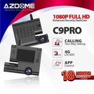 AZDOME C9PRO 1080P Full HD Dual Channel Front & Cabin DashCam Night Vision Car Camera Driving Record