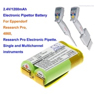Cameron Sino 1200mAh Electronic Pipettor battery for Eppendorf Research Pro, 4860, Research Pro Elec