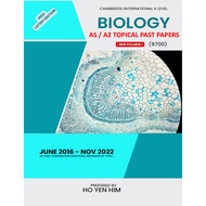 Cambridge A level Topical AS/A2 BIOLOGY 9700 (P1, P2 &amp; P4)  By Ho Yen Him