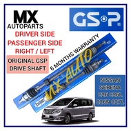 GSP DRIVE SHAFT NISSAN SERENA C26 C26L C26N C27L DRIVER SIDE / LEFT PASSENGER SIDE