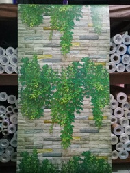 wallpaper stiker dinding motif batu alam rambat. ukuran 45cm x 9m (-+). bahan PVC anti air dan Sudah