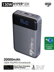 "荃灣門市全新行貨"  EGO HYPER² 20K 20000mAh 行動電源(T151)