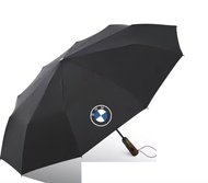 BMW Souvenir 105 diameter umbrella_Black color 寶馬汽車大木柄防紫外光· 防雨傘·下車用贈品
