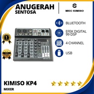 Original Kimiso KP4 Bluetooth (4 Channel) Mixer