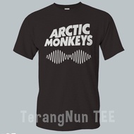 ARCTIC MONKEYS TSHIRT ( BAJU  HITAM & PUTIH )