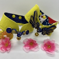 CNY Pet Couple Mandarin Collar Neck Wear 2in1宠物情侶装中国领圈二合一(handmade)
