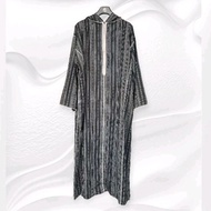 Terbaru! Gamis Hoodie Djellaba Maroko Jalabah Jubah Kapucong Maroko