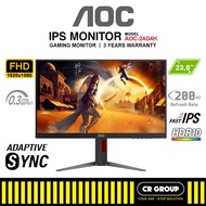 AOC 24G4H 23.8-inch FHD 200Hz Fast IPS Gaming Monitor (3Yrs Warranty)