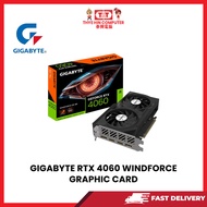 GIGABYTE RTX 4060 WINDFORCE OC 8GB GDDR6 GRAPHIC CARD
