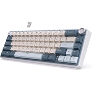 RK ROYAL KLUDGE R65 Wireless Mechanical Keyboard with Volume Knob, Tri-Mode 2.4G/USB-C/BT Gasket Mou