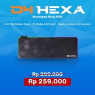 Digital Alliance Gaming Mousepad D4 Hexxa Rgb - Black