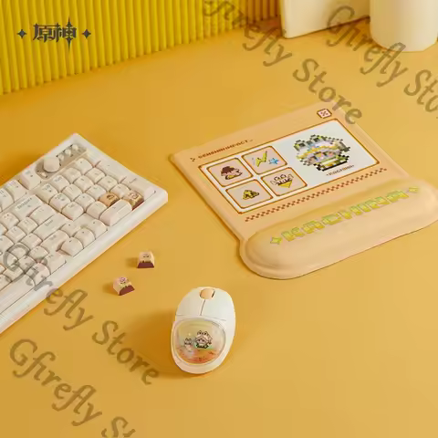 Genshin Impact Kachina Pixel Series Genuine Keycaps Set Silent Mouse Cosplay Resin Keyboard Cap Orna