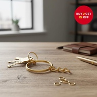 50 Key Rings and 50 8mm Chain Rings Bundle