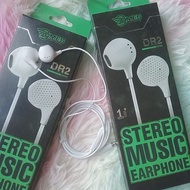 DMES DR2 handfree with mic stereo music earphone