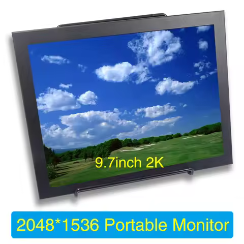 9.7inch 2K Monitor 2048X1536 Portable Monitor High Definition Display Mini HDMI-compatible Camera Re