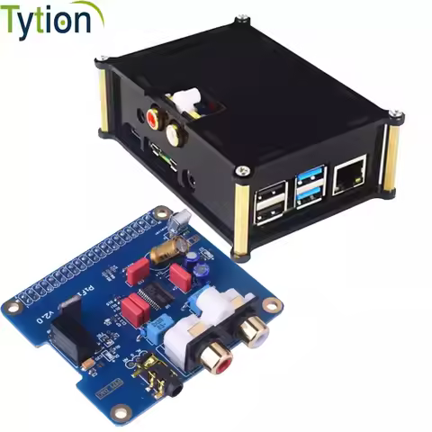 Raspberry Pi 4B 3B Expansion Board I2S HIFI DAC Sound Card Digital Broadcasting Box Music Turntable