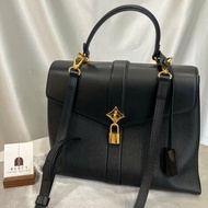 LV M53816 黑鎖頭牛皮公事包