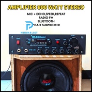 Power Amplifier Rakitan 800 Watt Stereo Subwoofer