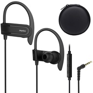 Wired Over The Ear Earbuds with Microphone Volume Control Ear Hook and Case, Sweatproof Sport Earpho