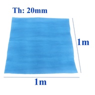 1 Roll 20mm 1x1m Polyester Fiber Air Filter Thickness Paint Shop Car Spray Booth Air Filter Material