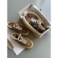 DANDT22 Autumn Winter Retro Fashion Bread Shoes Suede Thick-Soled Stars Distressed GD Small Dirty Ca