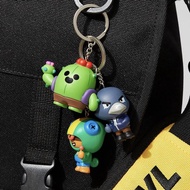 Line Friends x Brawl Stars荒野亂鬥 鎖匙扣 立體鎖匙扣 硬公仔