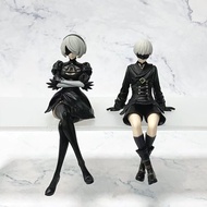 NieR Automata Sitting 9S 2B Action Figure YoRHa No. 2 Type B Decorative Ornaments